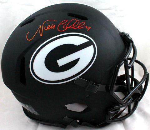 Nick Chubb Signed Georgia Bulldogs F/S Eclipse Speed Authentic Helmet-BAW Holo