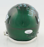 Wesley Walker Signed Jets Speed Mini Helmet Insc. "2xPro Bowl" & "2012 NYJ ROH
