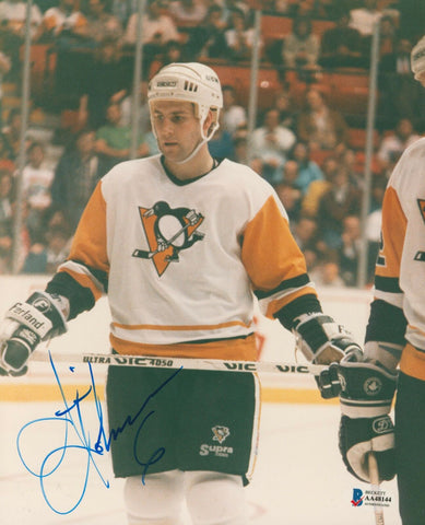 Penguins Jim Johnson Authentic Signed 8x10 Photo Autographed BAS #AA48144