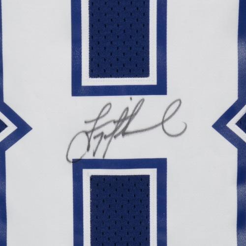 Troy Aikman Dallas Cowboys Autographed Blue Alternate Mitchell
