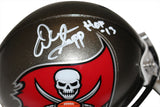 Warren Sapp Signed Tampa Bay Buccaneers 97-13 VSR4 Mini Helmet Beckett 35976