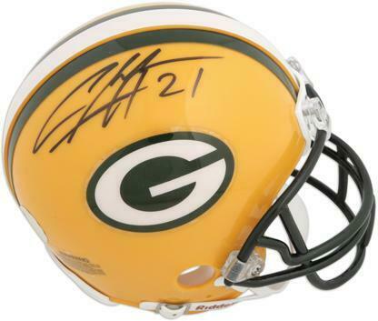 Charles Woodson Signed Packers Riddell Replica Mini Helmet