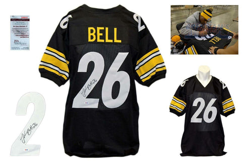 Leveon Bell SIGNED Jersey - JSA Witness - Pittsburgh Steelers Autographed - BLK
