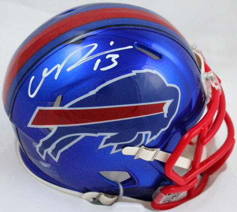 Gabriel Gabe Davis Autographed Buffalo Bills Flash Speed Mini Helmet-Prova