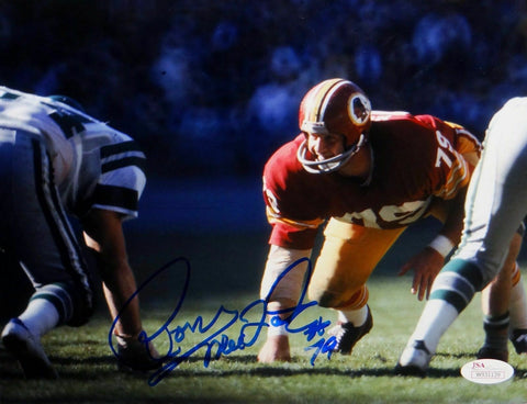 Ron McDole Autographed 8x10 Redskins On The Line Photo- JSA W Auth
