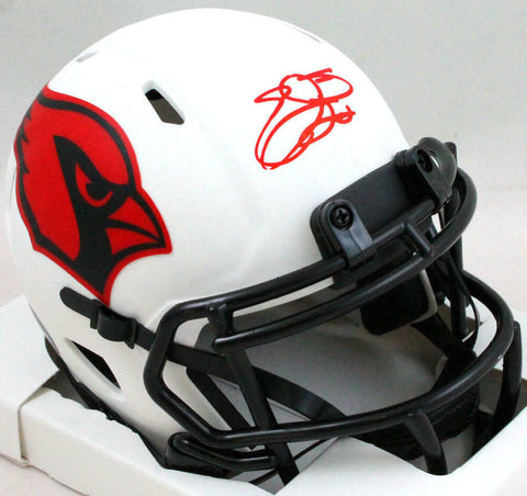 Emmitt Smith Autographed Cardinals Lunar Speed Mini Helmet- Beckett W Hologram