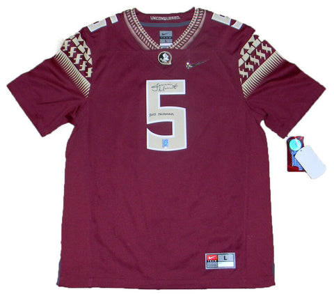 JAMEIS WINSTON AUTOGRAPHED SIGNED FLORIDA STATE SEMINOLES #5 NIKE LIMITED JERSEY