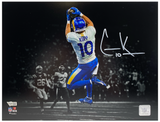 COOPER KUPP Autographed Los Angeles Rams 11"x14" Spotlight Catch Photo FANATICS