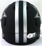 Jay Novacek Autographed Dallas Cowboys Eclipse Speed Mini Helmet- Beckett W *Sil