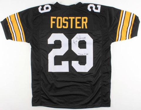 Barry Foster Signed Pittsburgh Steelers Jersey Inscr "Steeler 4 Life" (TSE COA)