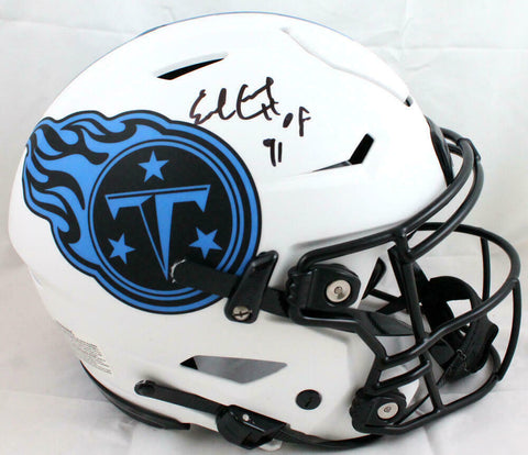 Earl Campbell Autographed Tenn. Titans F/S Lunar SpeedFlex Helmet w/ HOF-JSA W
