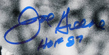 Steelers Joe Greene "HOF 87" Signed 16x20 Horizontal B&W Photo BAS Witnessed