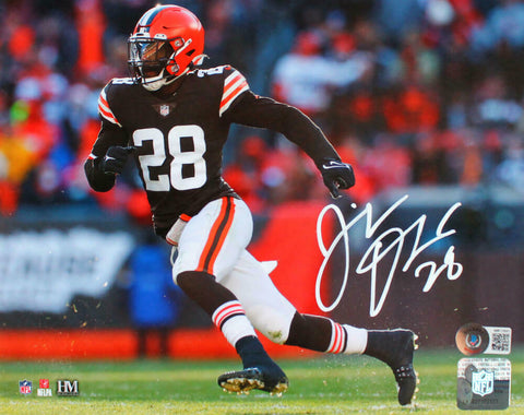Jeremiah Koramoah Autographed Cleveland Browns 8x10 Running Photo-Beckett W Holo