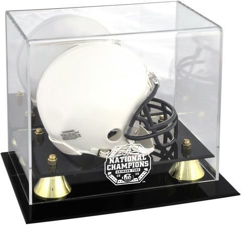 Alabama Crimson Tide CFP 2020 National Champs Golden Classic Mini Helmet Case