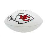 Trent Green Signed Kansas City Chiefs Embroidered White NFL Football
