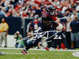 Lamar Miller Autographed Texans 8x10 Against Chargers Photo- JSA W Auth *White