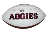 Shane Lechler Autographed Texas A&M Aggies Logo Football Gig Em BAS 34367