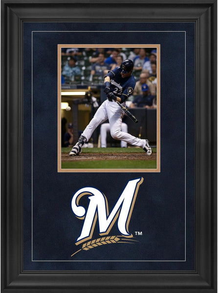 Milwaukee Brewers Deluxe 8x10 Vertical Photo Frame w/Team Logo