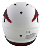 Patriots Randy Moss Signed Lunar Full Size Speed Proline Helmet BAS Witnessed