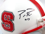 Philip Rivers Autographed North Carolina State Mini Helmet- Beckett Hologram