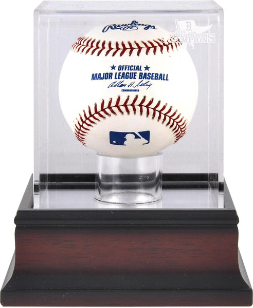 Boston Red Sox '13 WS Champs Mahogany Baseball Display Case