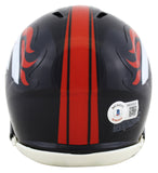 Broncos John Lynch Authentic Signed Speed Mini Helmet Autographed BAS Witnessed