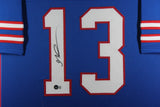 GABRIEL DAVIS (Bills blue TOWER) Signed Autographed Framed Jersey Beckett