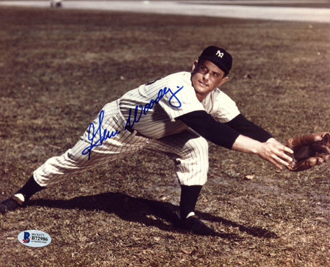 Yankees Gene Woodling Authentic Signed 8X10 Photo Autographed BAS #B72986