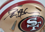 Deion Sanders Autographed 49ers Speed Mini Helmet-Beckett W Hologram *Black