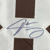 FRAMED Autographed/Signed JARVIS LANDRY 33x42 Cleveland Brown Football Jersey JS