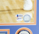 Jerry Lucas Signed Framed New York Knicks 16x20 Basketball Photo BAS