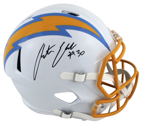 Chargers Austin Ekeler Authentic Signed Full Size Speed Rep Helmet PSA/DNA Itp