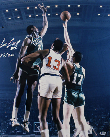 Bill Russell Autographed Boston Celtics 16x20 Photo LE 83/300 Beckett 38790