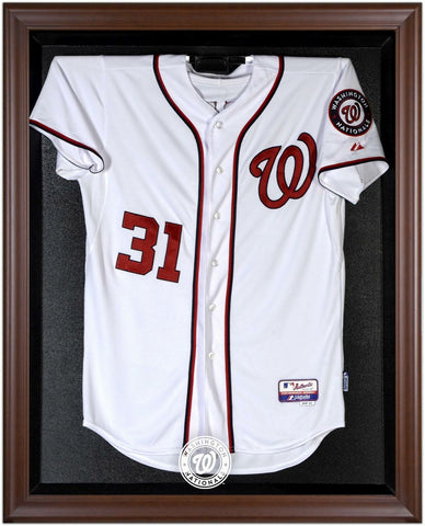 Nationals Brown Framed Logo Jersey Display Case-Fanatics Authentic