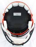 Ja'Marr Chase Autographed Cincinnati Bengals F/S Speed Helmet -Beckett W Holo