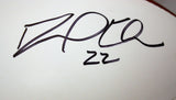 David Wilson Ahmad Bradshaw Autographed New York Giants Logo Football- JSA Auth