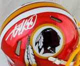 Adrian Peterson Signed Washington Redskins Chrome Mini Helmet - Beckett Auth *Wh