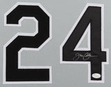 Joe Crede Signed Chicago White Sox 35x43 Framed Jersey (JSA COA)2005 World Champ