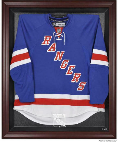 New York Rangers Mahogany Jersey Display Case-Fanatics Authentic