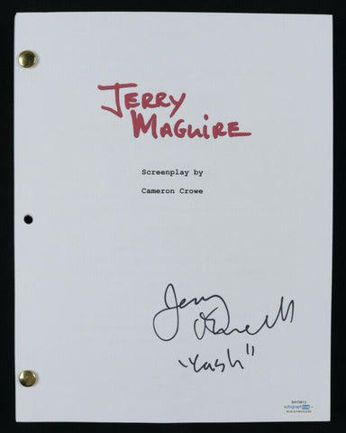 Jerry O'Connell (Frank Cushman) Signed "Jerry Maguire" Movie Script (ACOA COA)