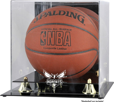Charlotte Hornets Golden Classic Team Logo Basketball Display Case