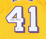 Glen Rice Signed Los Angeles Lakers Yellow Home Jersey (Beckett Hologram)