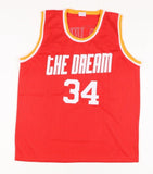 Hakeem "The Dream" Olajuwon Signed Houston Rockets Jersey (JSA COA) 12xAll-Star