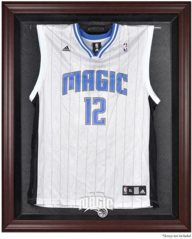 Orlando Magic Mahogany Framed Team Logo Jersey Display Case - Fanatics