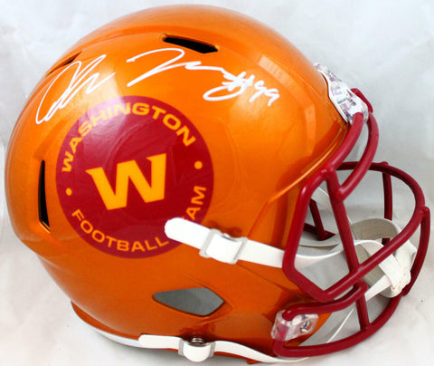 Chase Young Autographed Washington Football Team F/S Flash Speed Helmet-Fanatics
