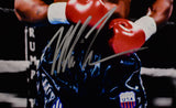 Mike Tyson Autographed 16x20 Spotlight Ring Photo- Beckett W Hologram *Silver