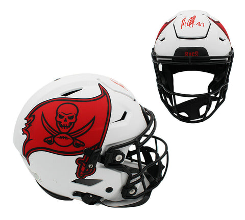 Rob Gronkowski Signed Tampa Bay Buccaneers Speed Flex Authentic Lunar NFL Helmet