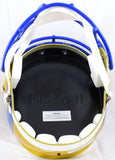 Kurt Warner Autographed Rams F/S Flash Speed Helmet-Beckett W Hologram *Yellow