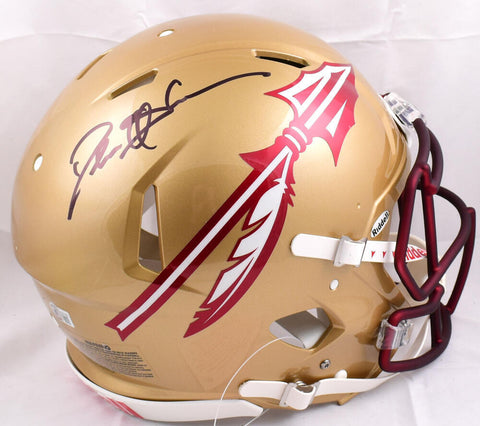 Deion Sanders Signed Florida State F/S 2014 Speed Authentic Helmet-BeckettW Holo