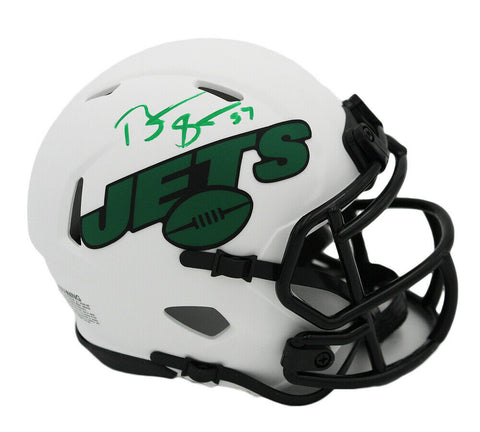 Bart Scott Signed New York Jets Speed Lunar NFL Mini Helmet